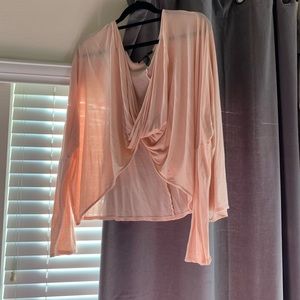 Blush pink shirt